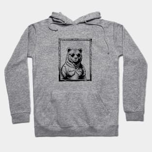 Cool Bear Looks at Itself in the Mirror Hoodie